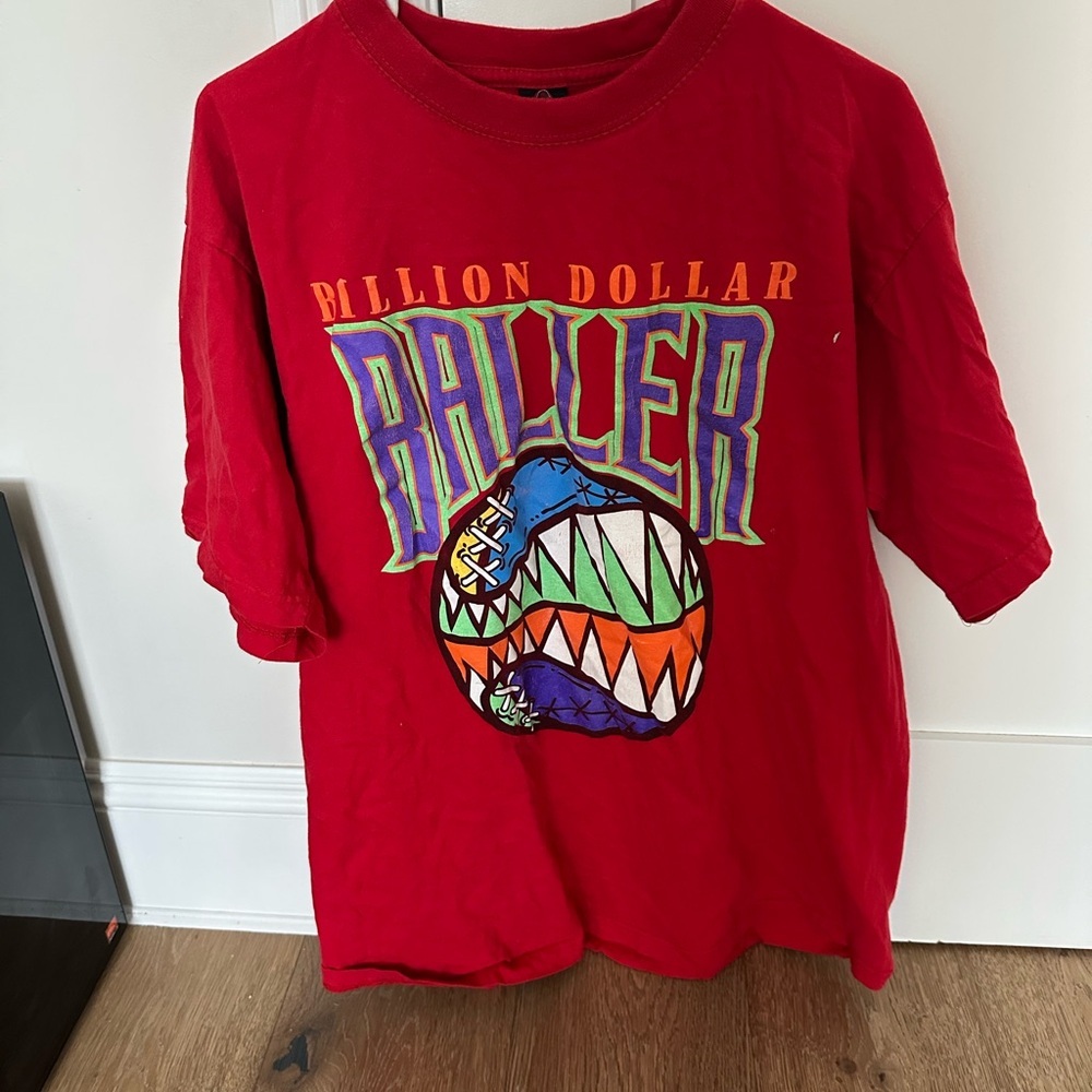 Kids Red Graphic T-Shirt